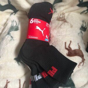 Puma Men's 6-Pairs Every Season Outdoor Cushioned Socks